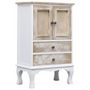 Voir la diapositive 1 : VIDAXL Armoire a tiroirs Blanc 50x30x80 cm Bois