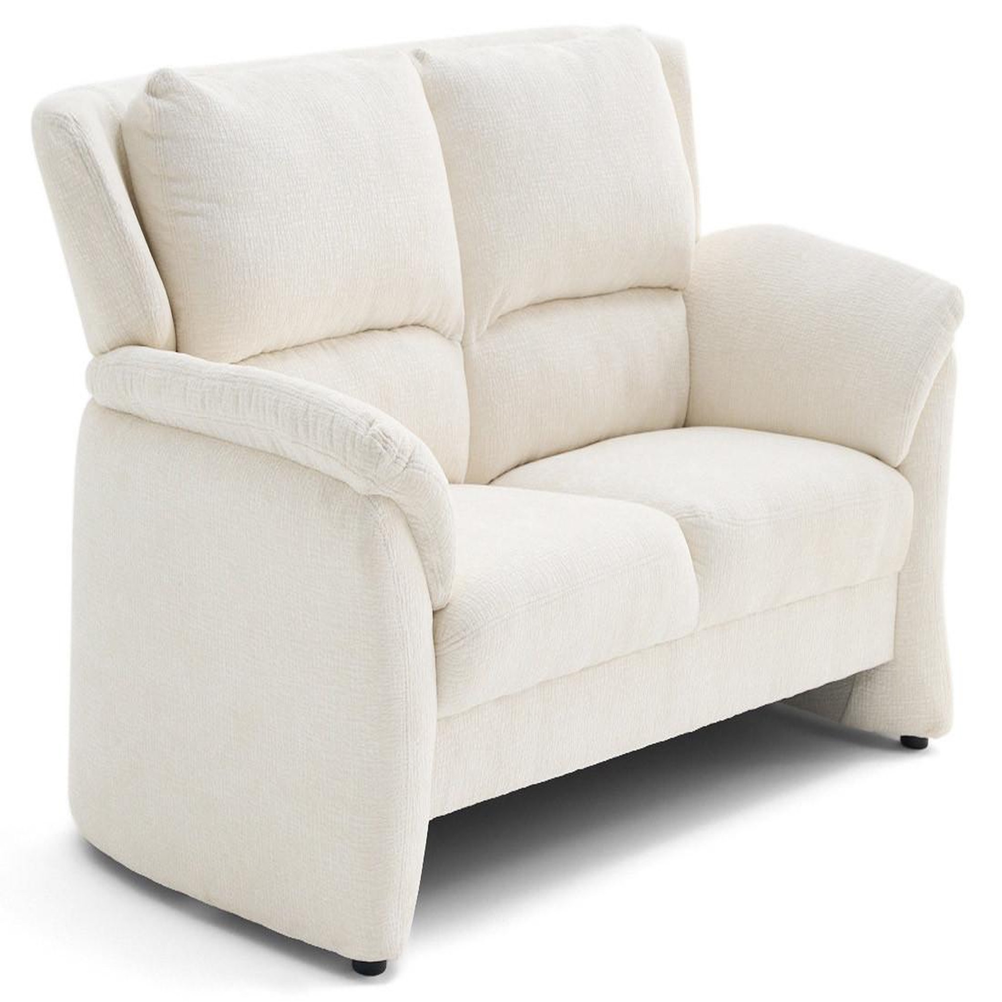 Voir la diapositive 4 : LISA DESIGN Bastille - canapé droit 2 places en tissu velours relief