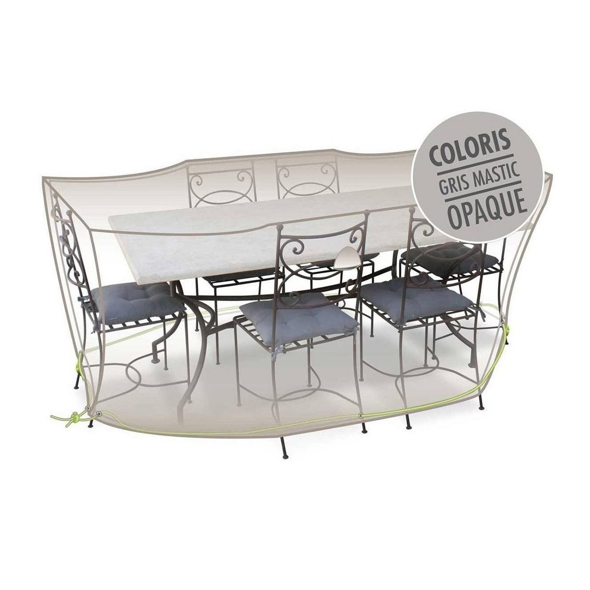 Jardiline Housse 240x130x70cm pour table et chaises - cls02 housse