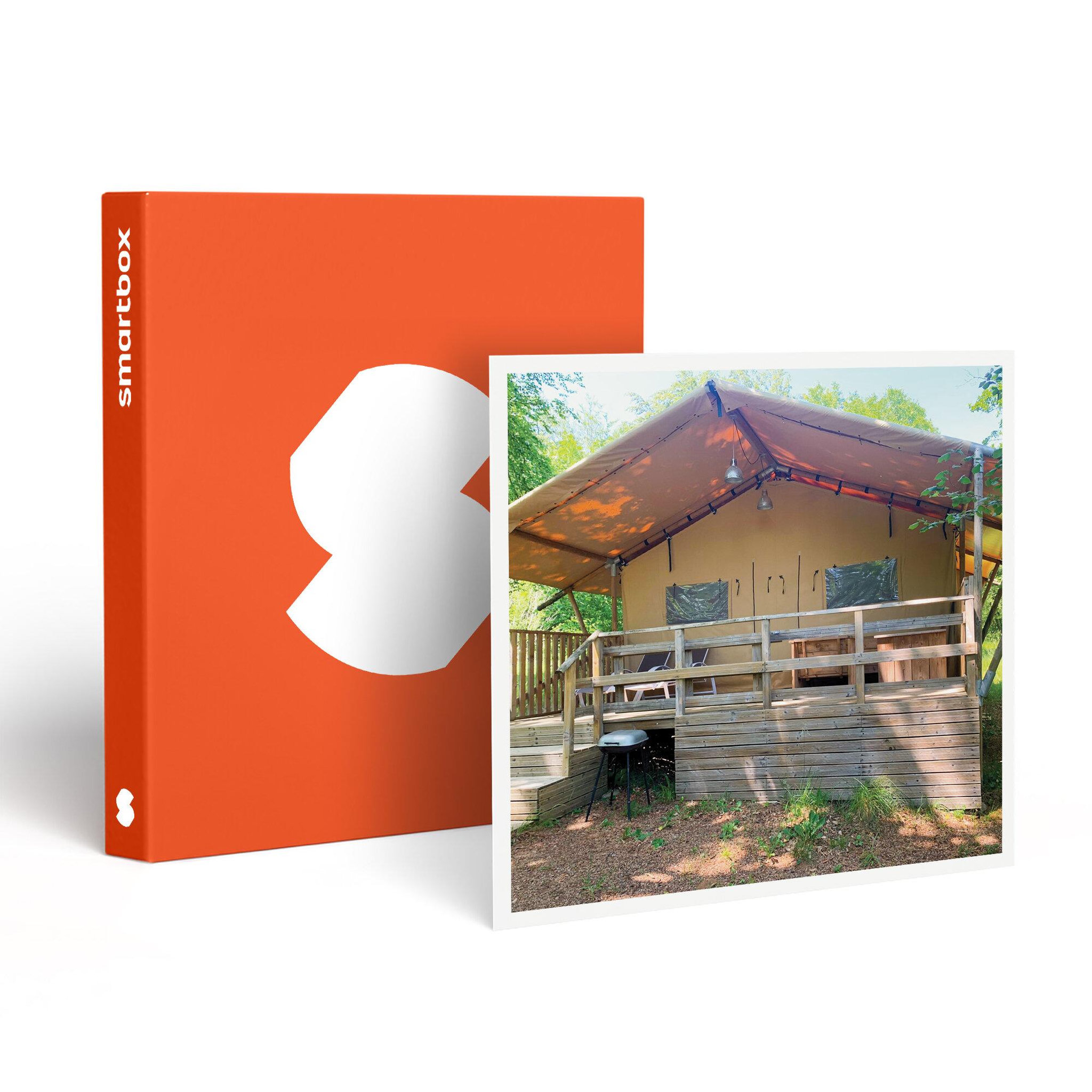 Smartbox Séjour insolite en famille : 3 jours en tente près d'auxerre - coffret cadeau séjour