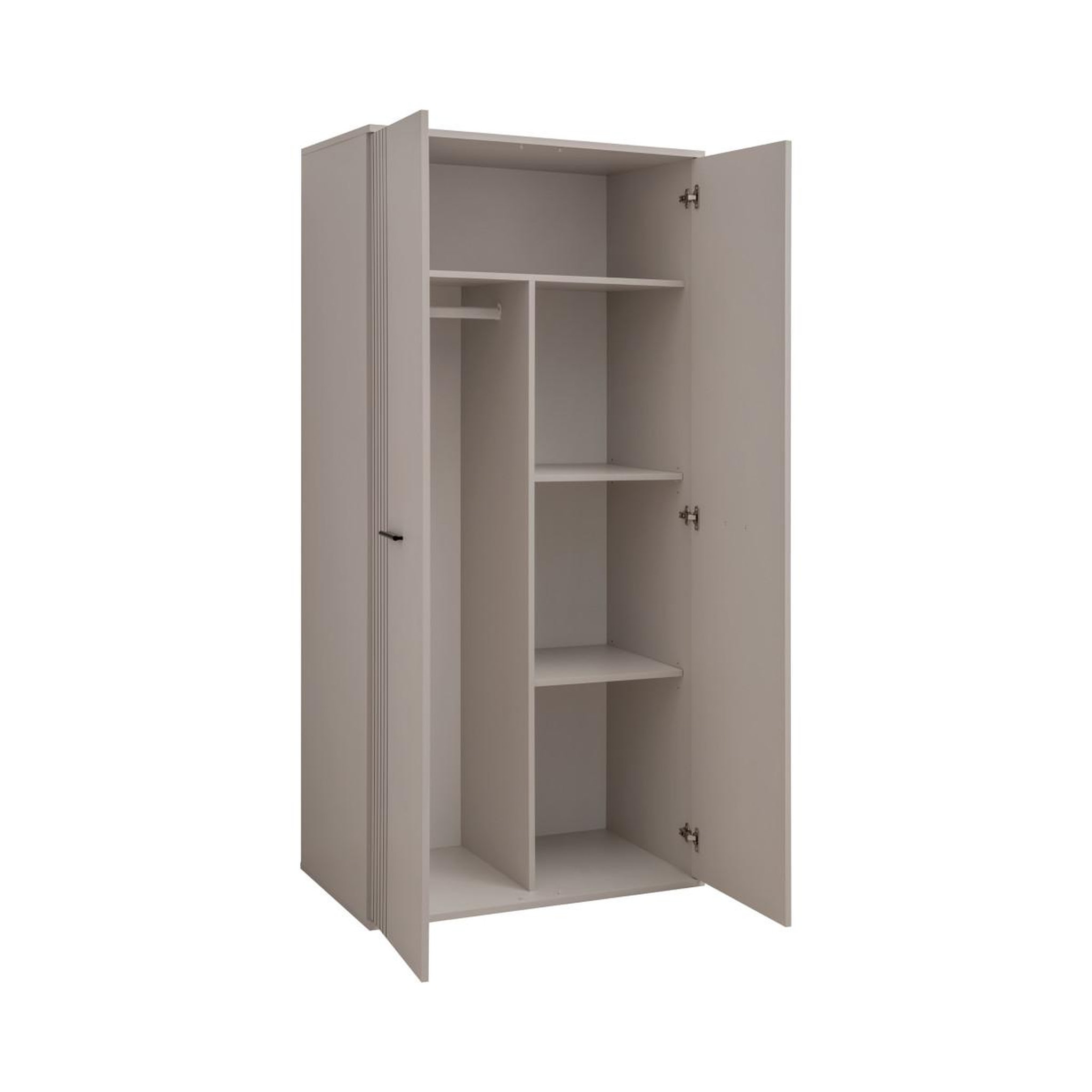 Voir la diapositive 2 : Paris Prix Armoire 2 portes  sigma  90cm gris
