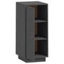 Voir la diapositive 4 : VIDAXL Buffet Gris 34x40x75 cm Bois massif de pin