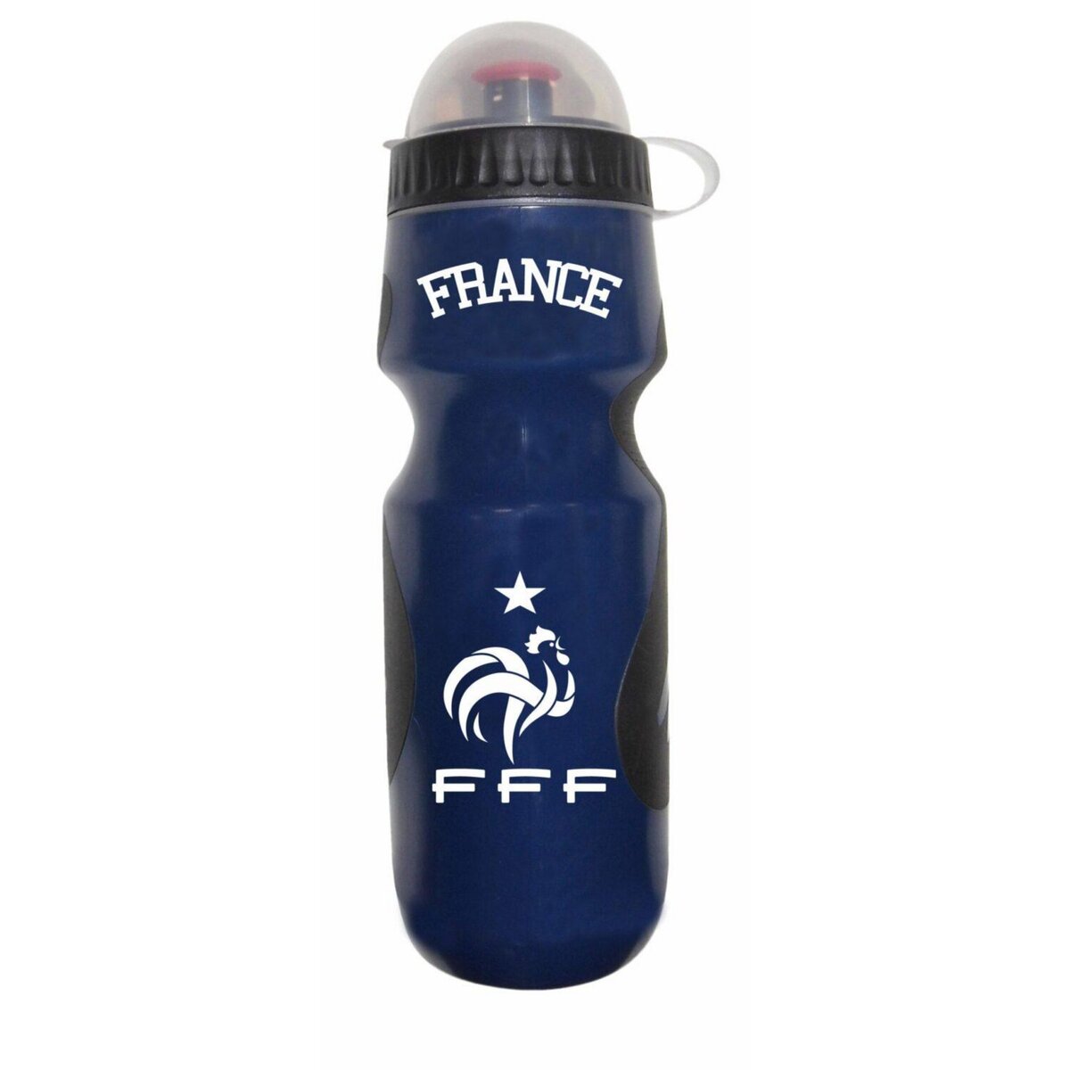 FFF Gourde de sport - Fédération Française de Football - En plastique - Contenance : 600 ml