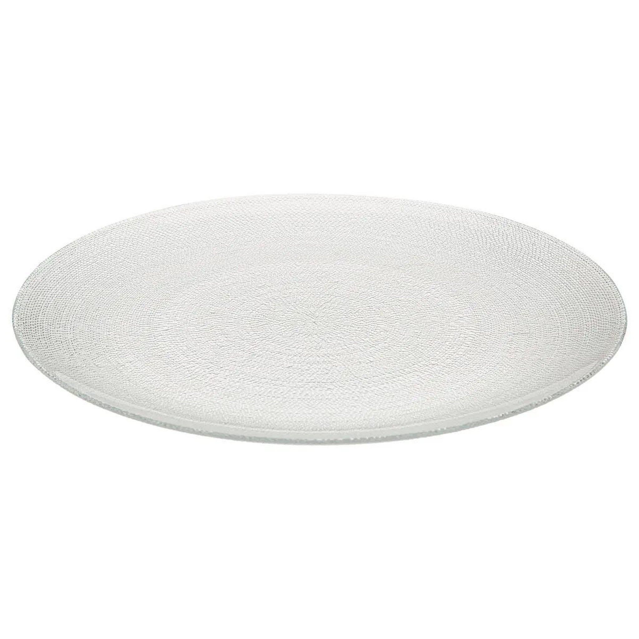 Voir la diapositive 2 : SECRET DE GOURMET Lot de 6 assiettes plates  palm  27cm transparent