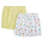 Voir la diapositive 2 : IN EXTENSO Lot de 2 shorts bébé fille