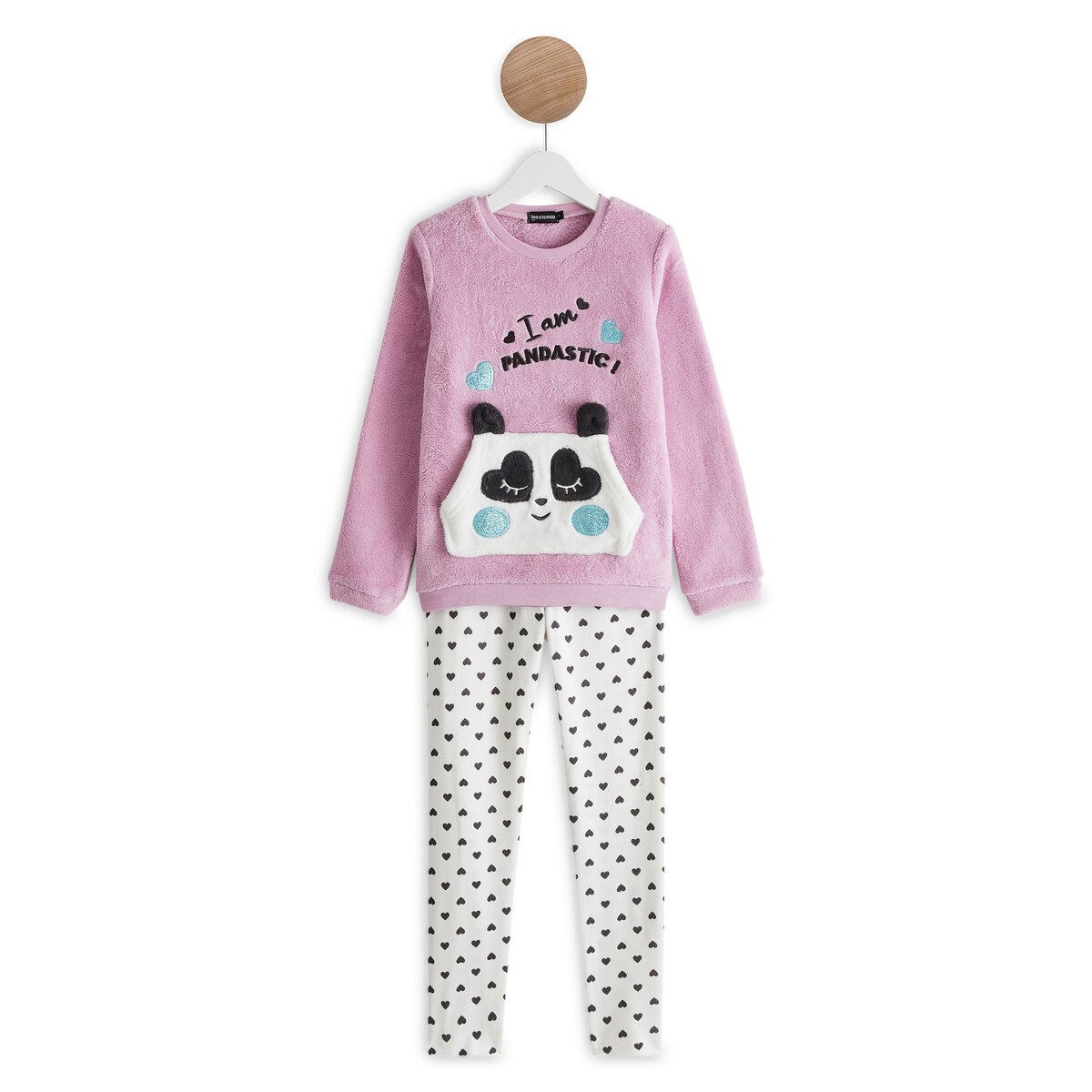 INEXTENSO Pyjama peluche panda fille pas cher Auchan