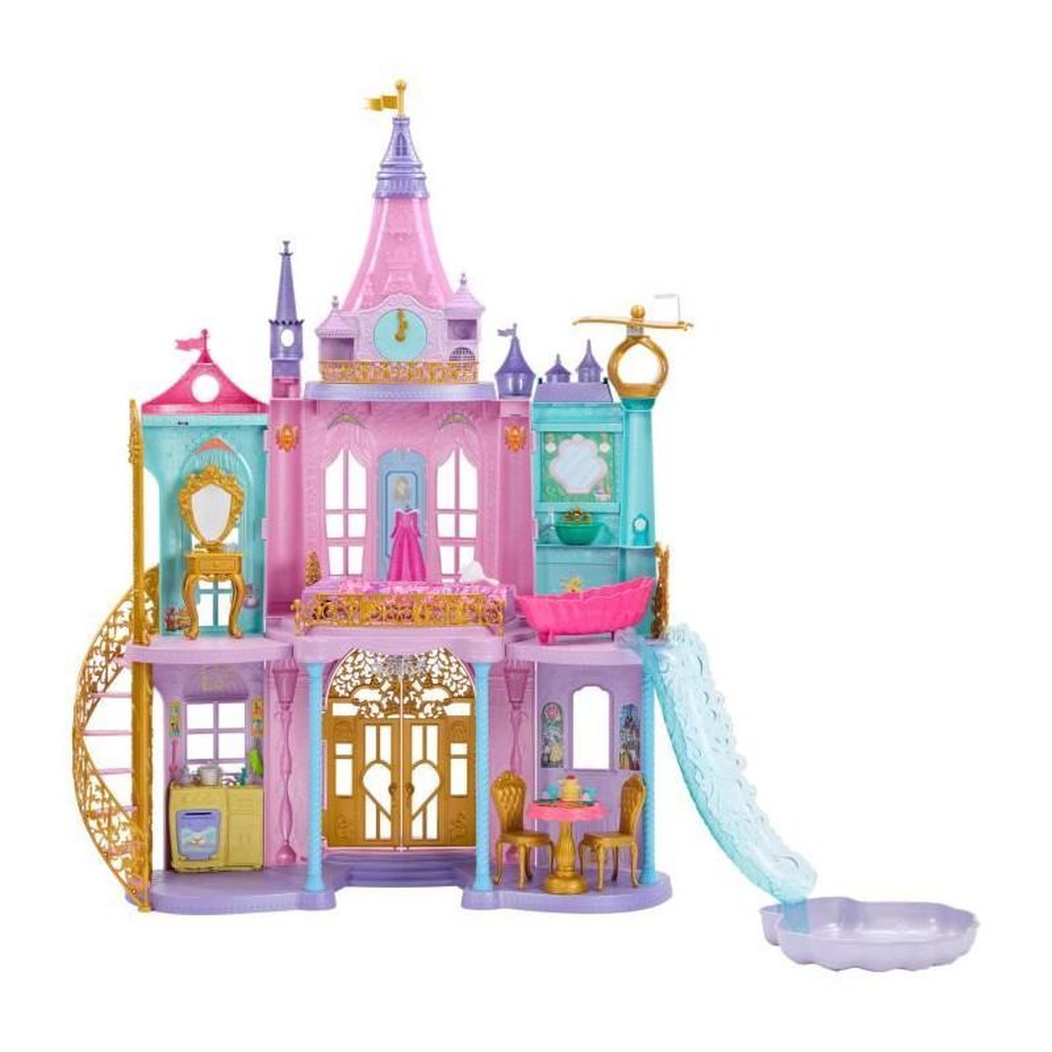 Voir la diapositive 1 : MATTEL GRAND CHÂTEAU DES PRINCESSES - MATTEL - HLW29 - POUPEE MANNEQUIN DISNEY
