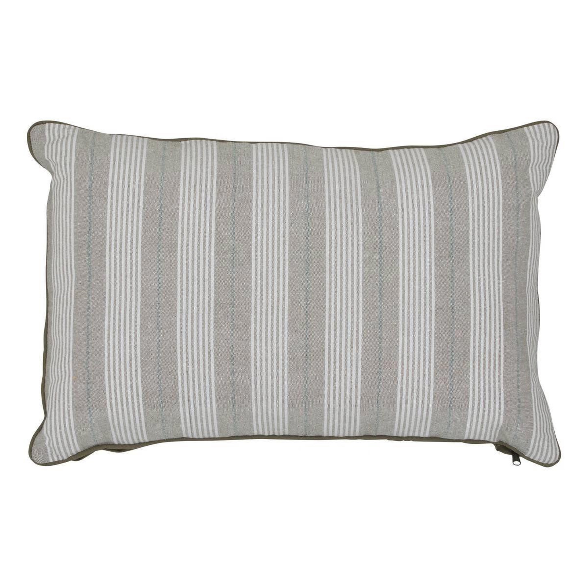 ATMOSPHERA Coussin déco à rayures  groove  38x58cm vert
