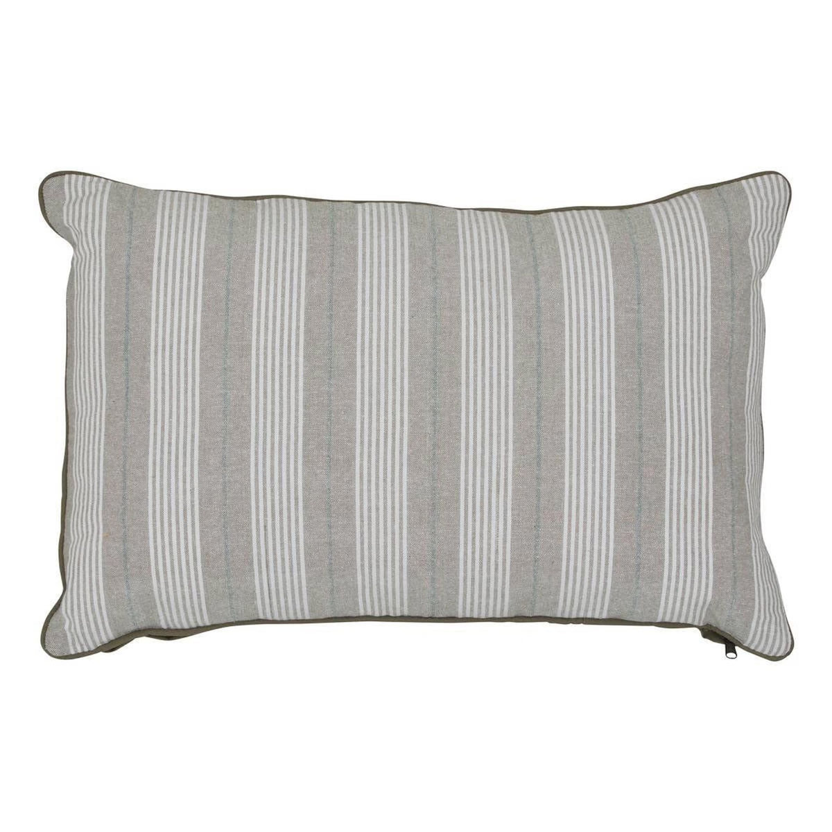 ATMOSPHERA Coussin Déco à Rayures  Groove  38x58cm Vert