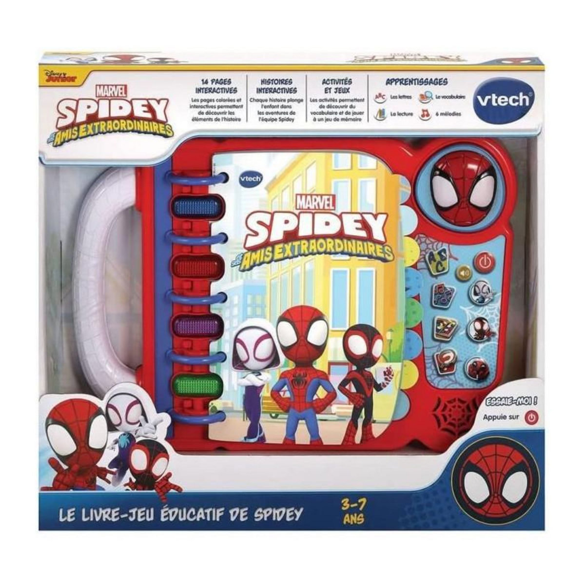 VTECH VTECH - SPIDEY - Mon Livre-Jeu Educatif
