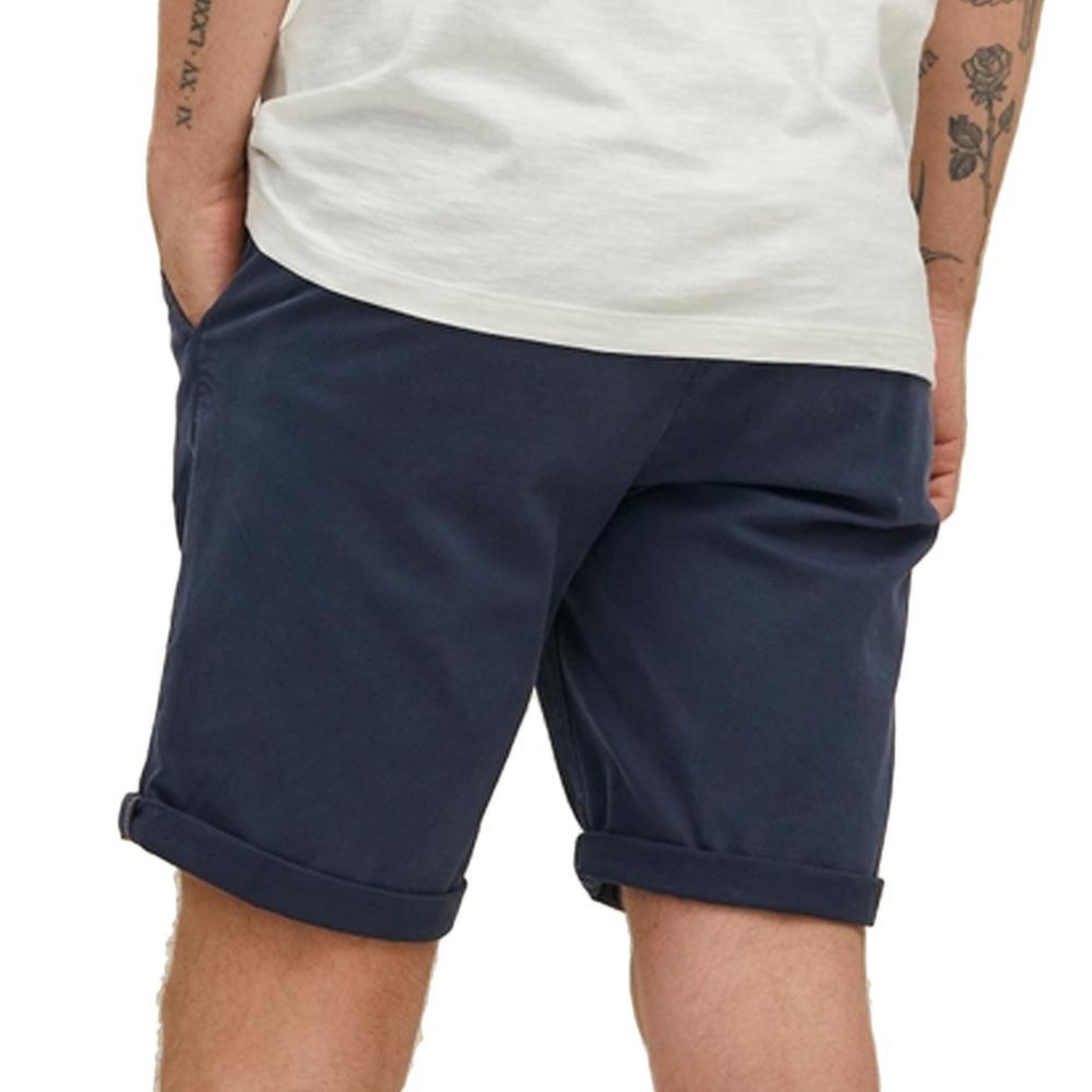 Voir la diapositive 2 : Jack & Jones Short Chino Marine Homme Jack & Jones 12242692
