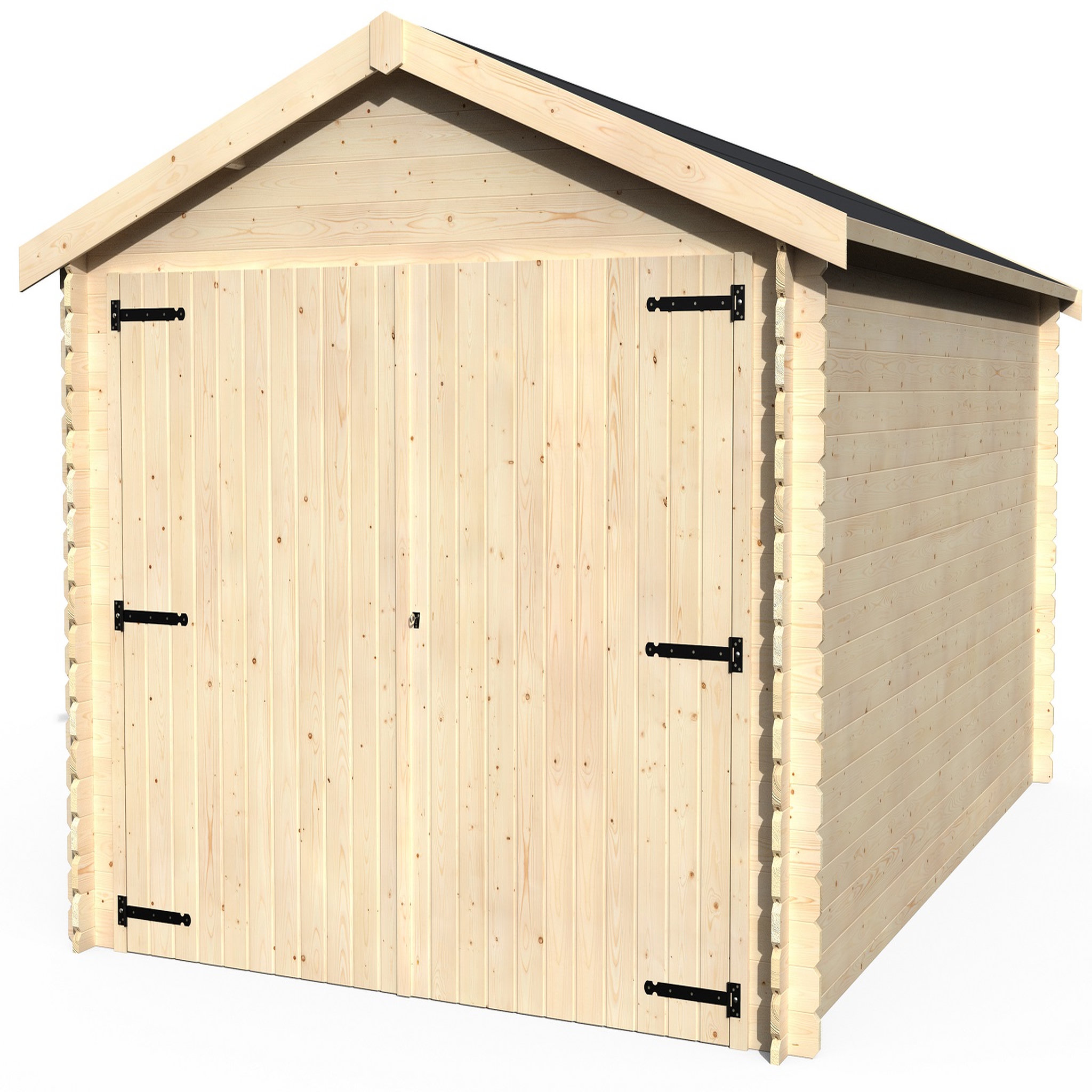 Voir la diapositive 2 : Garage bois Pihama / 12,29 m²