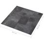 Voir la diapositive 6 : VIDAXL Dalles de plancher autoadhesive 20 pcs PVC Structure a bois