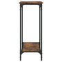 Voir la diapositive 5 : VIDAXL Table console chene fume 101x30,5x75 cm bois d'ingenierie