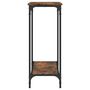Voir la diapositive 5 : VIDAXL Table console chene fume 101x30,5x75 cm bois d'ingenierie