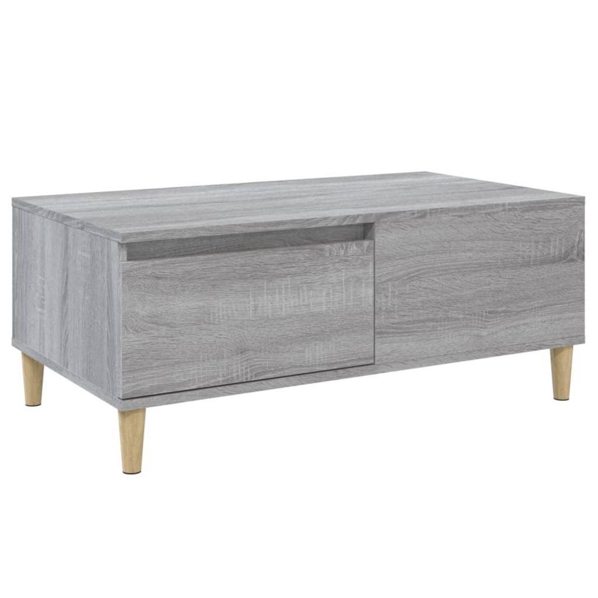 VIDAXL Table basse Sonoma gris 90x50x36,5 cm Bois d'ingenierie