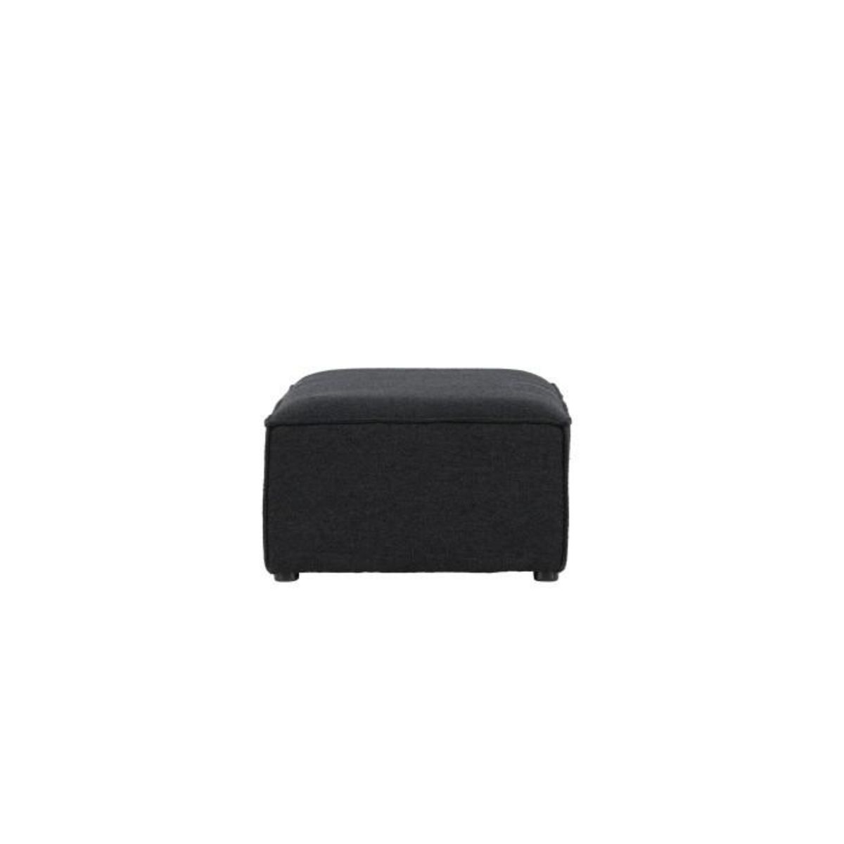 Paris Prix Pouf Design Bouclé  Gillholmen  112cm Noir