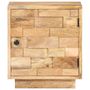 Voir la diapositive 3 : VIDAXL Table de chevet 40x30x45 cm Bois de manguier solide