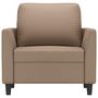 Voir la diapositive 3 : VIDAXL Fauteuil Cappuccino 60 cm Similicuir