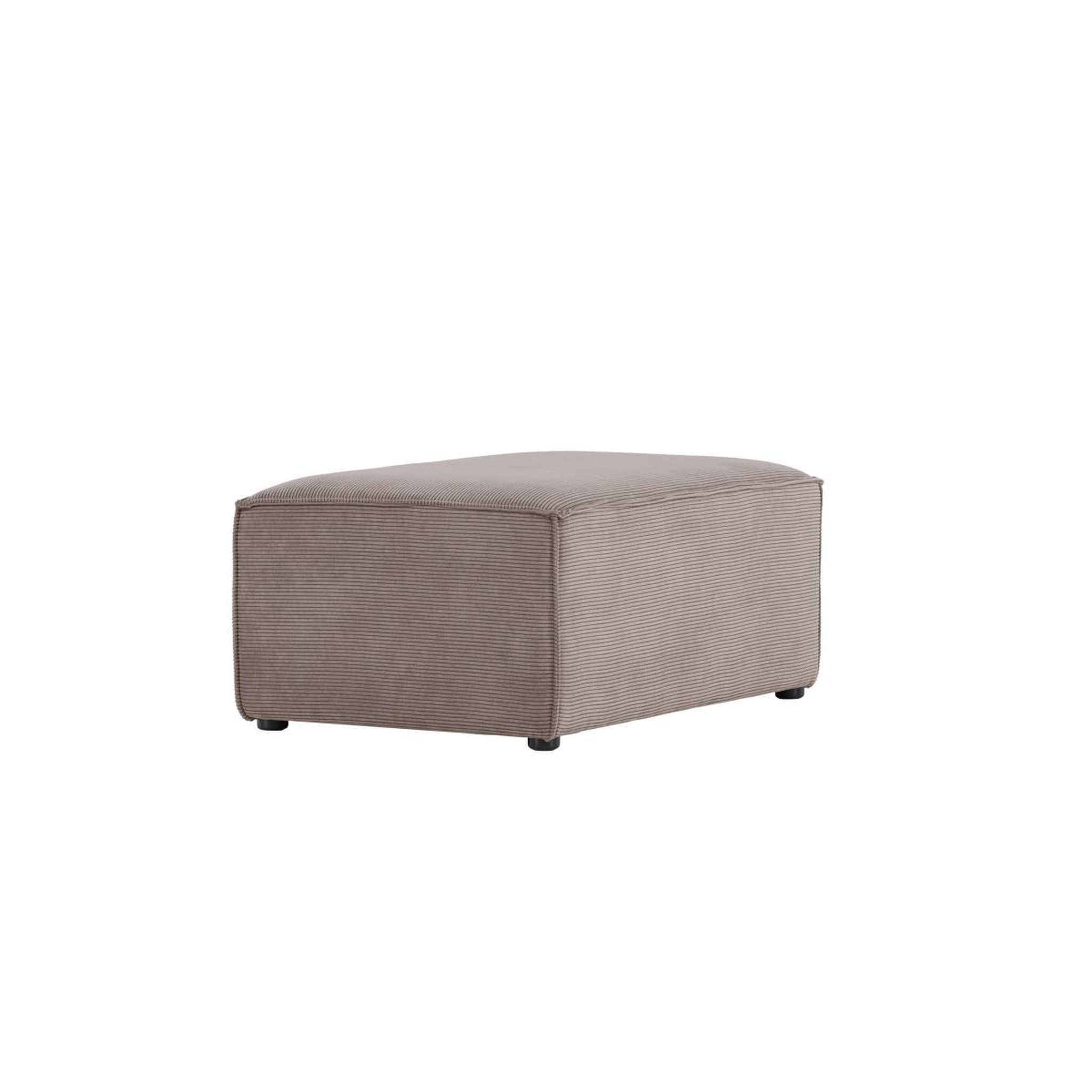 Voir la diapositive 4 : Paris Prix Pouf en velours côtelé  gillholmen  92cm marron