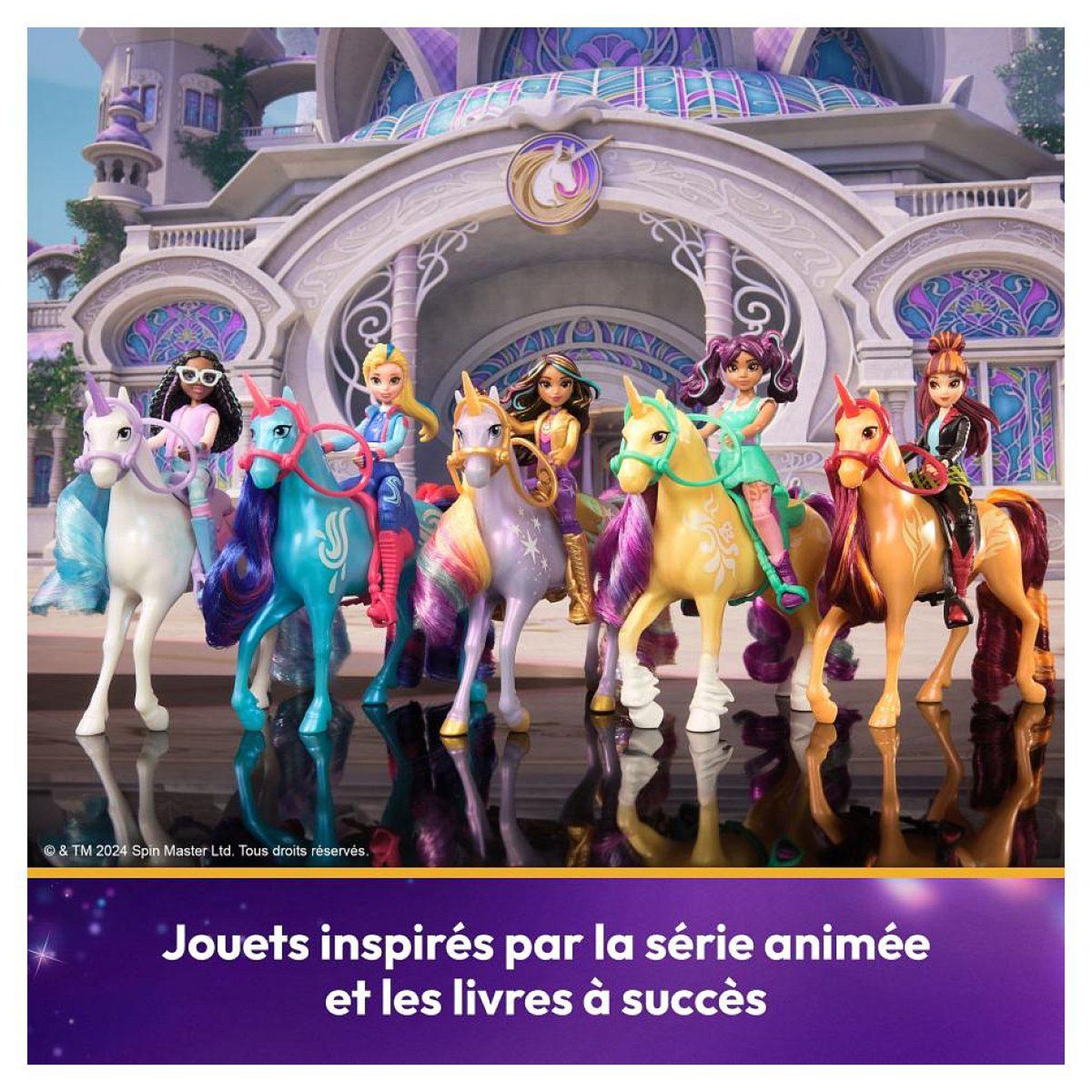 Voir la diapositive 4 : SpinMaster Wildstar et sophia unicorn academy