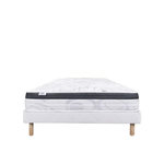 LUXURY LITERIE LUXURY LITERIE - Ensemble matelas + sommier - SLEEPLUX - 160 x 200 cm - Tapissier - Ferme - Face été/hiver