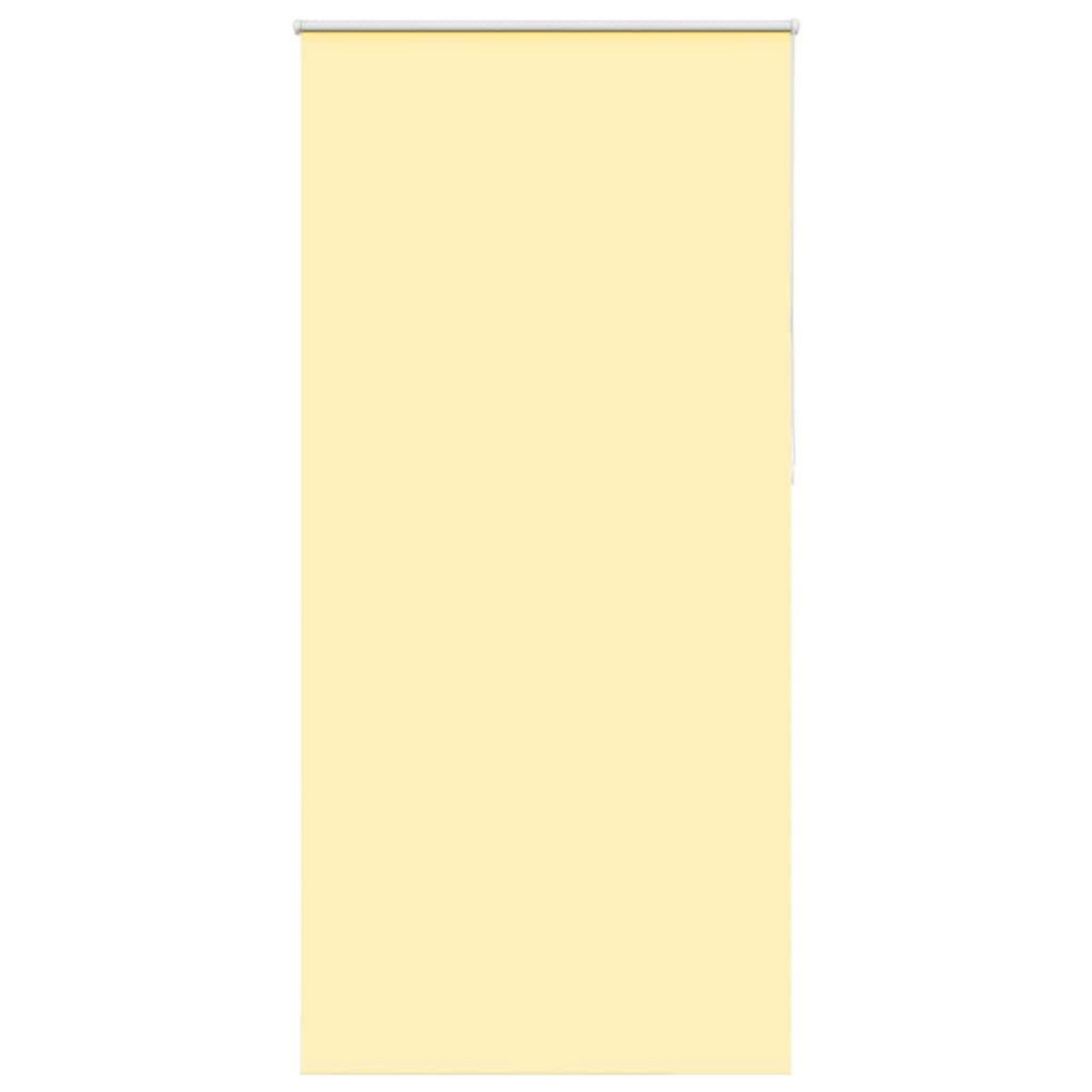 VIDAXL Store enrouleur occultant jaune largeur du tissu 90,7 cm