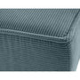 Voir la diapositive 6 : LISA DESIGN Jake - pouf en velours côtelé - pieds bois foncé