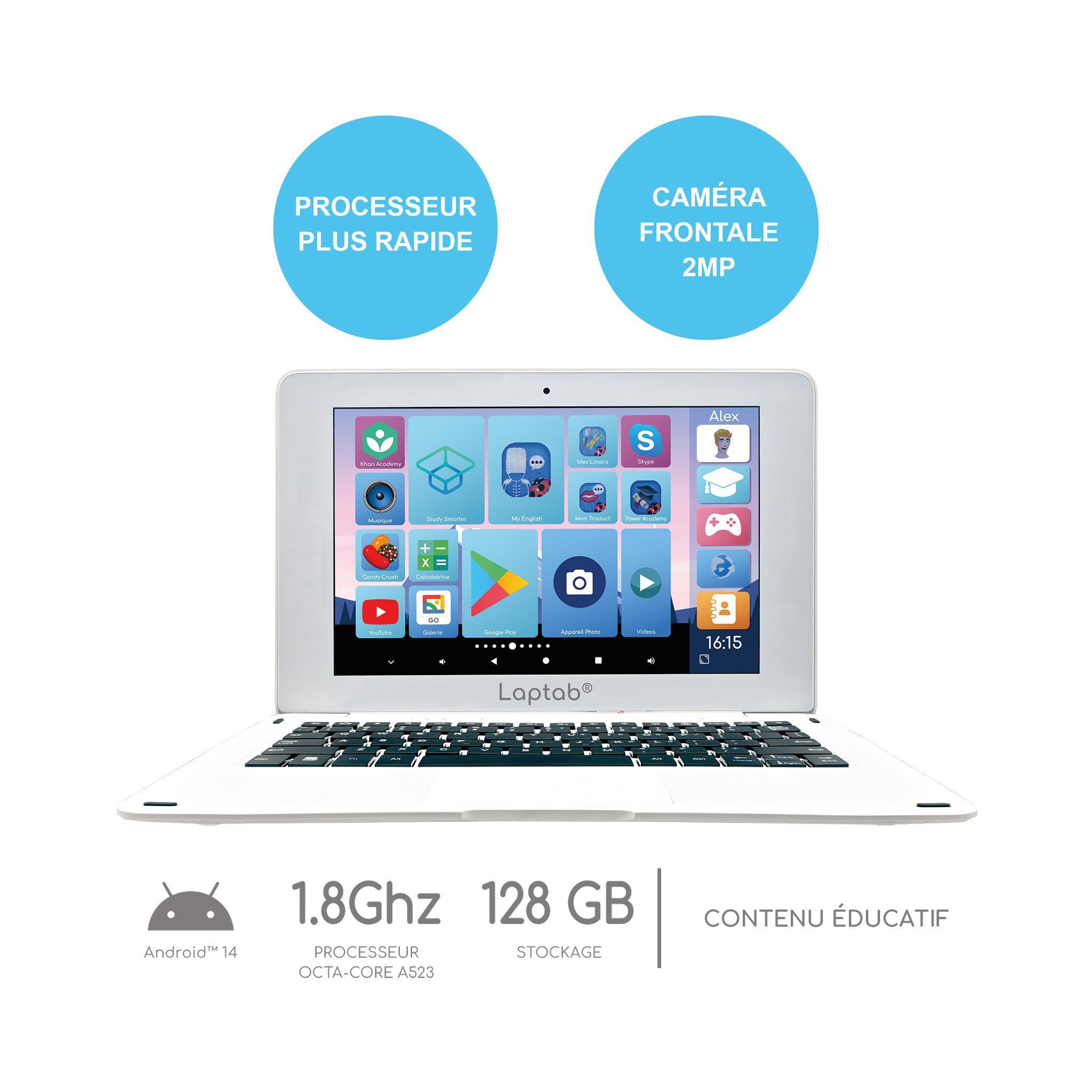 Voir la diapositive 2 : Lexibook LAPTAB 11 : Ordinateur Android Tactile avec Contenu Éducatif et Contrôle Parental