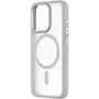 Qdos Coque bumper Iphone 15 Pro MagSafe Hybrid SNAP Blanc