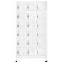 Voir la diapositive 2 : VIDAXL Armoire a casier avec 18 compartiments Metal 90x40x180 cm