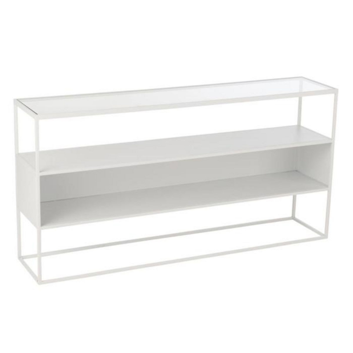 Paris Prix Console en Métal  Maryanne  140cm Blanc