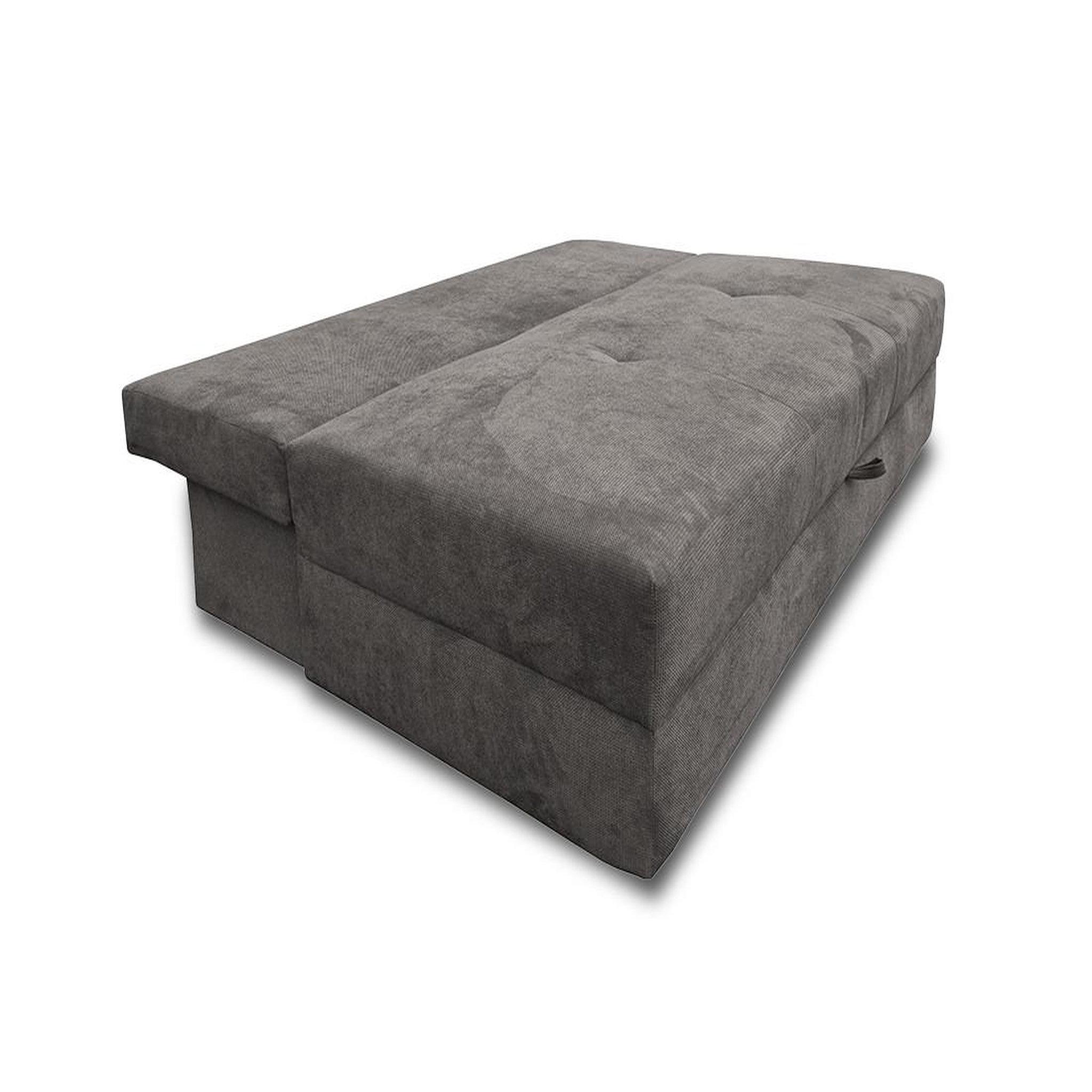 Voir la diapositive 4 : BEST MOBILIER Lucina - canapé droit 3 places - convertible avec coffre - en velours
