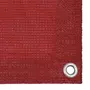 VIDAXL Ecran de balcon Rouge 120x600 cm PEHD