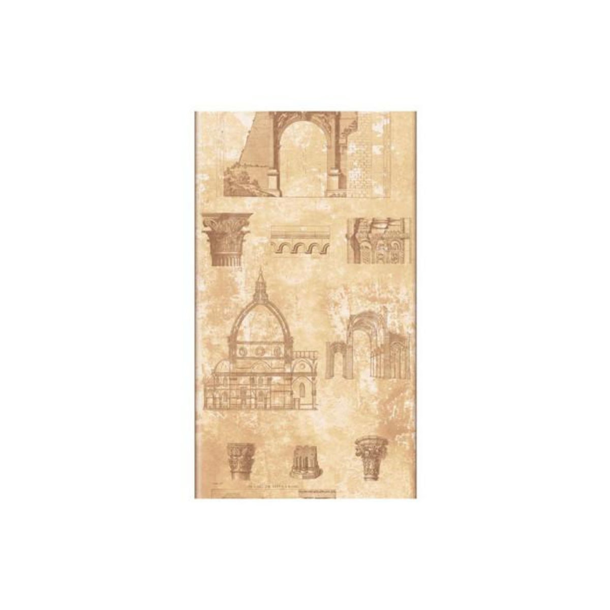 Paris Prix Papier Peint  Architectural Pearl  50x1000cm