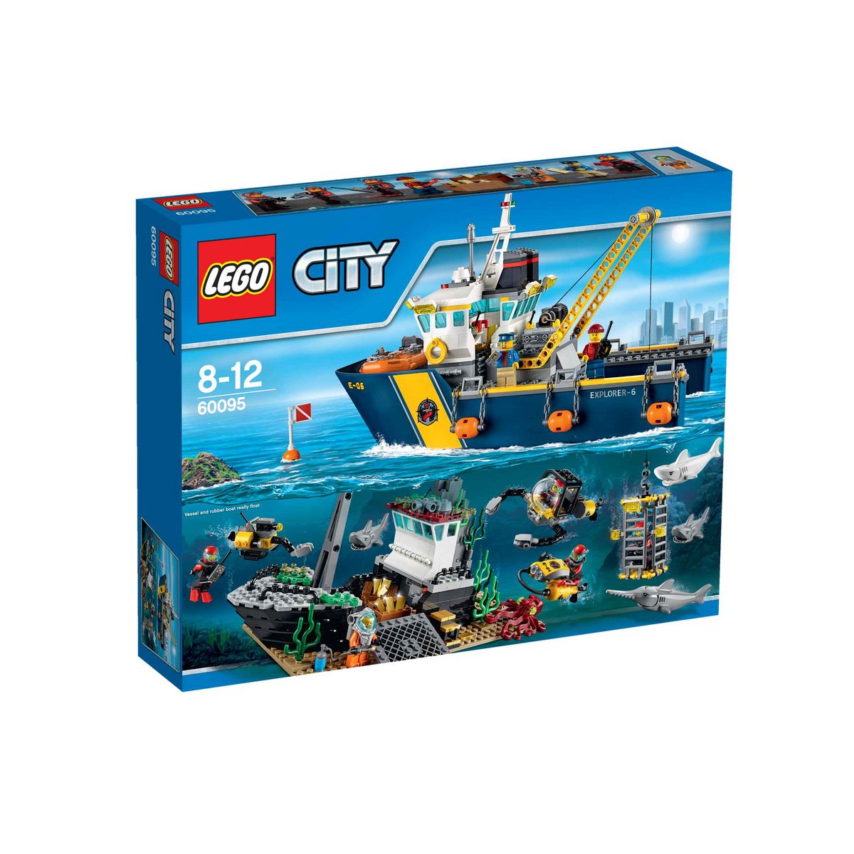 LEGO City 60095 - Le bateau d'exploration