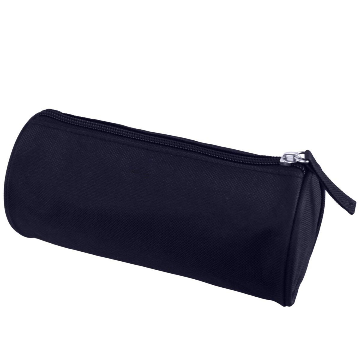  Trousse ronde couleur unie bleu