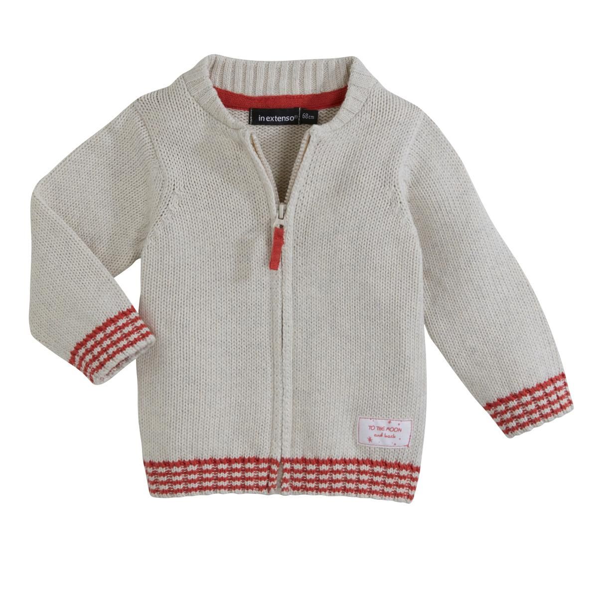 IN EXTENSO Cardigan en maillé bébé garçon