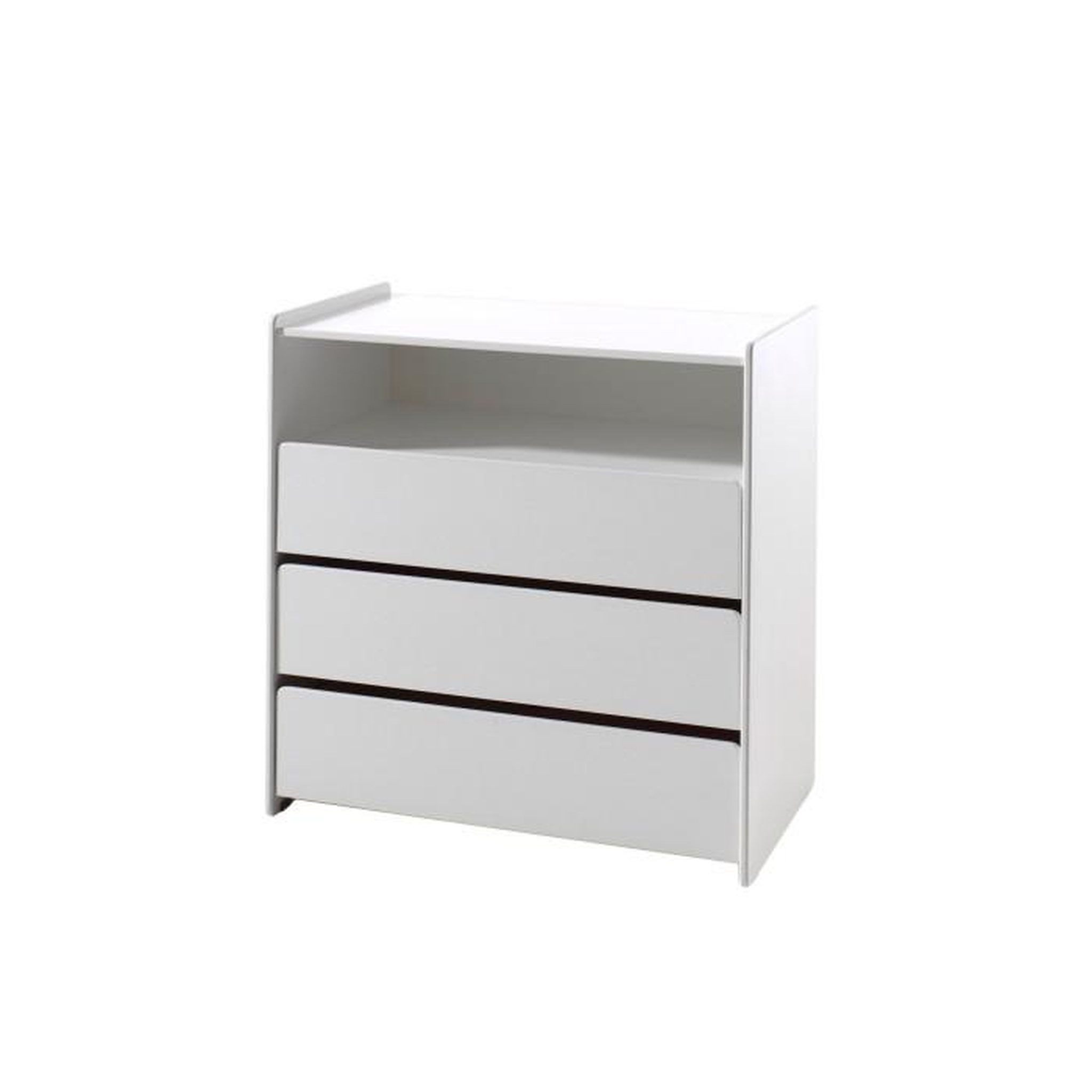Voir la diapositive 2 : Paris Prix Pack - Commode & Plan à Langer  Kiddy  90cm Blanc