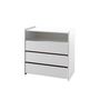 Voir la diapositive 2 : Paris Prix Pack - Commode & Plan à Langer  Kiddy  90cm Blanc