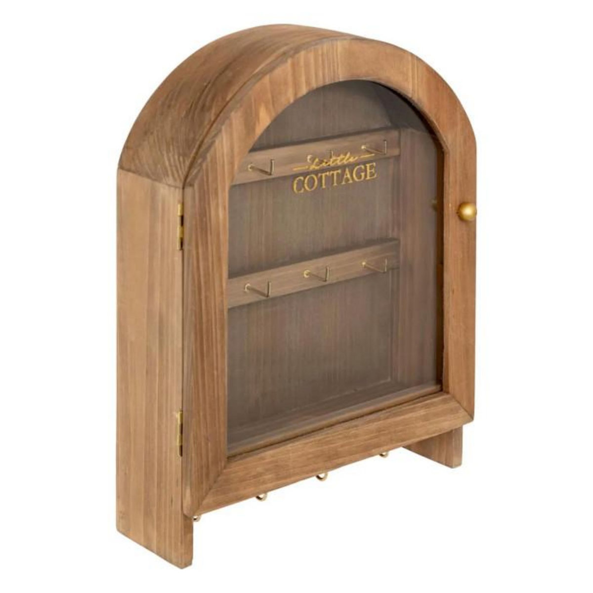 ATMOSPHERA Boîte à Clés en Bois  Roxie  28cm Marron