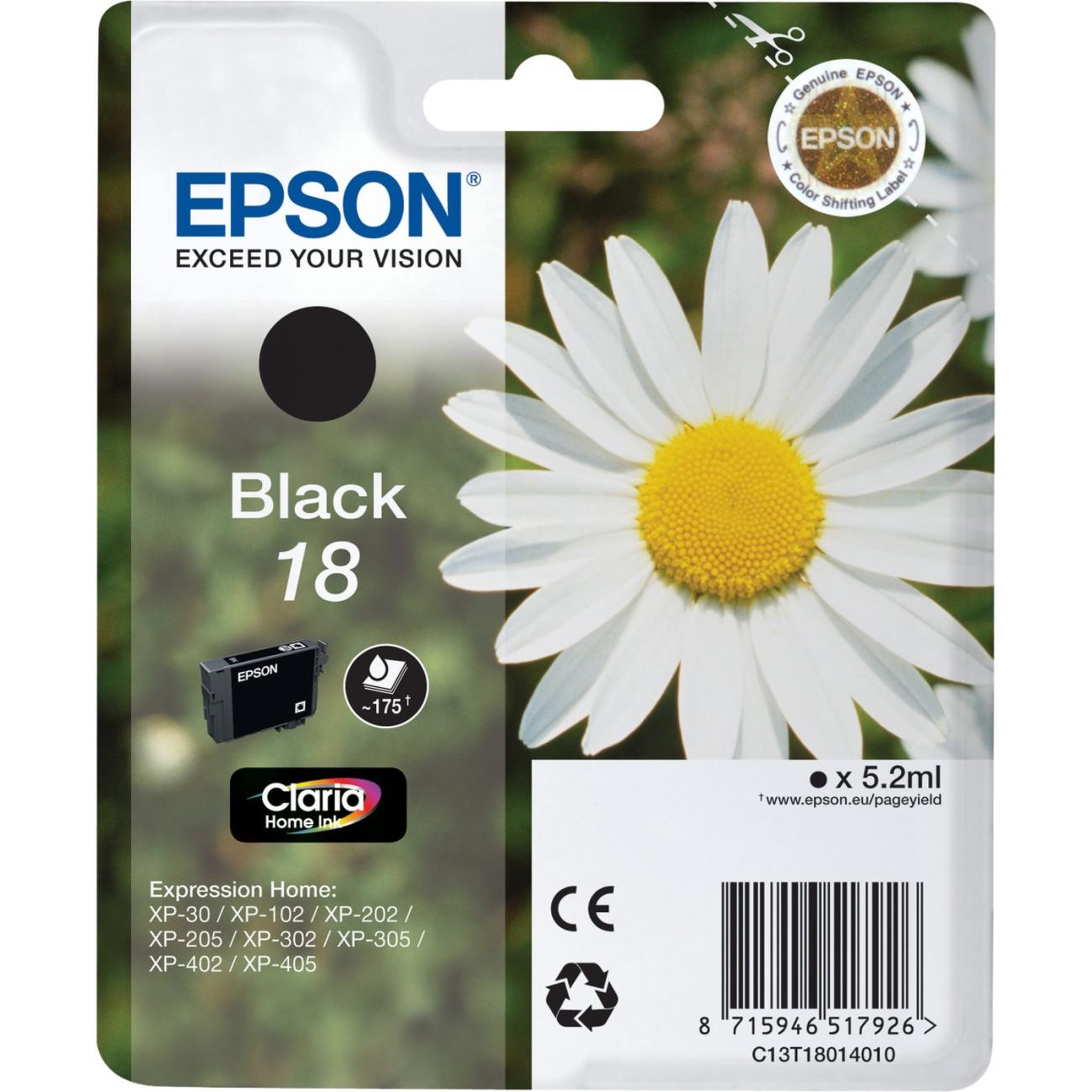 Voir la diapositive 2 : Epson Epson daisy cartouche  pâquerette  - encre claria home n