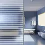 VIDAXL Film depoli autoadhesif d'intimite de fenetre Rayures 0,9x20 m