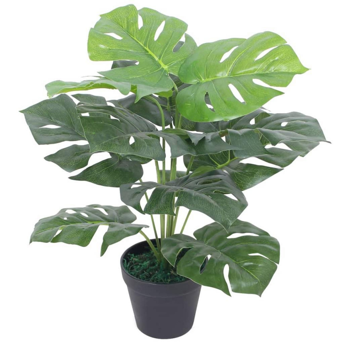 VIDAXL Plante Monstera artificielle avec pot 45 cm Vert