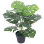 Voir la diapositive 1 : VIDAXL Plante Monstera artificielle avec pot 45 cm Vert