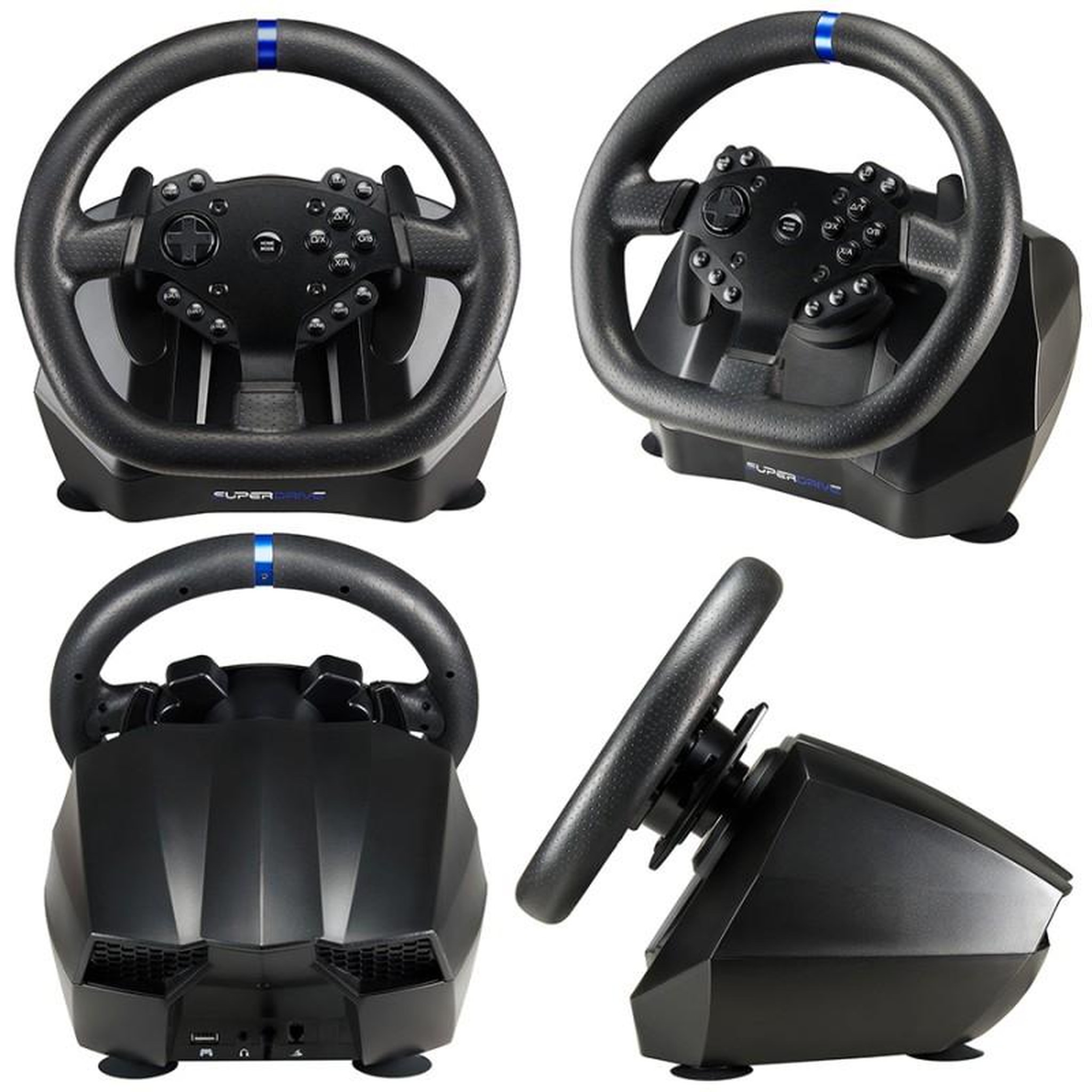 Voir la diapositive 3 : Subsonic Volant Superdrive rotation 900 avec pédalier SV950 pour Xbox Serie X PS4 PC Xbox One