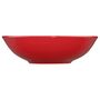 Voir la diapositive 2 : SECRET DE GOURMET Lot de 6 Assiettes Creuses  Colorama  20cm Rouge