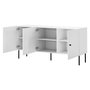 Voir la diapositive 3 : BEST MOBILIER Lavaggi - buffet bas - 3 portes - 150 cm