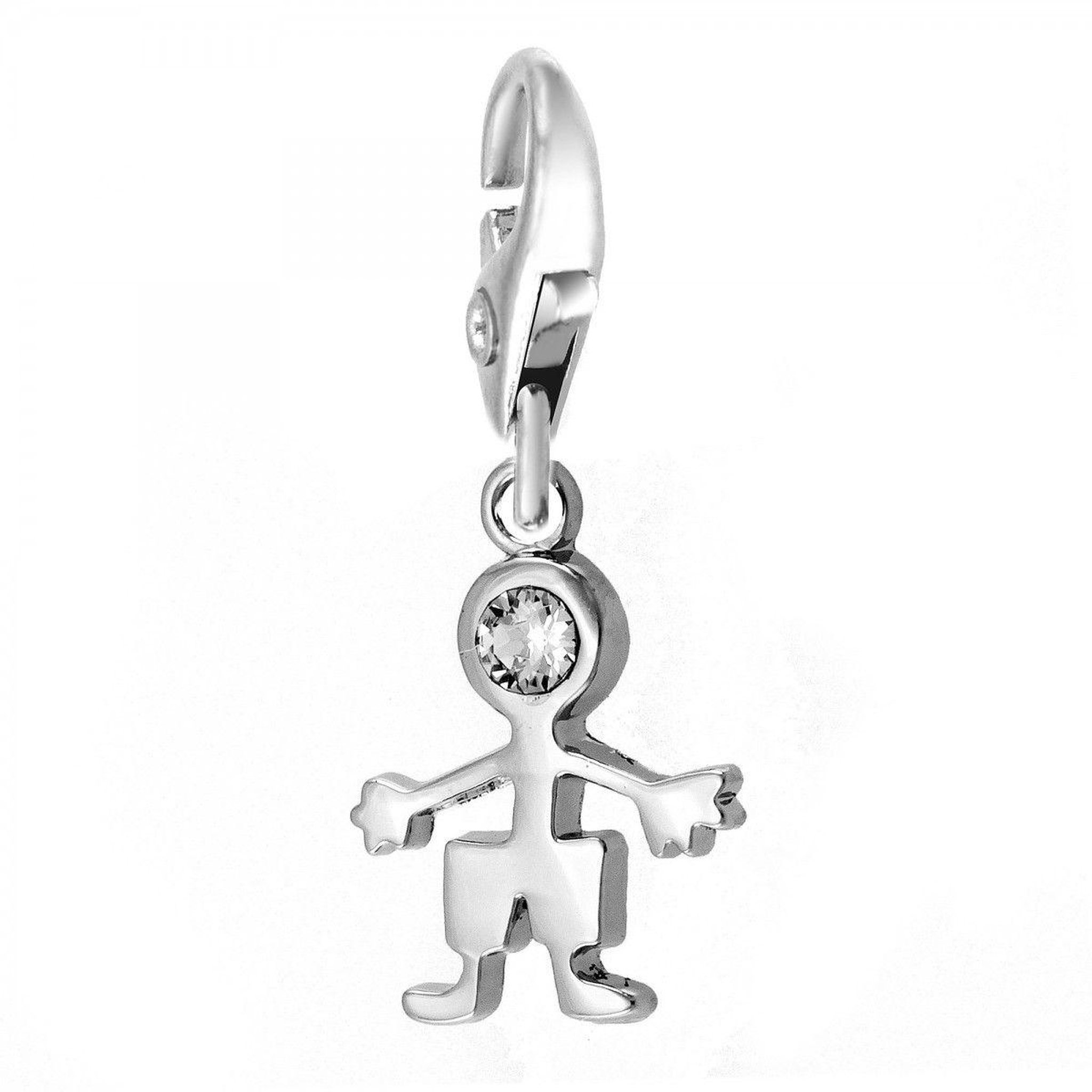 SC CRYSTAL Charm garçon SC Crystal orné de Cristaux scintillants