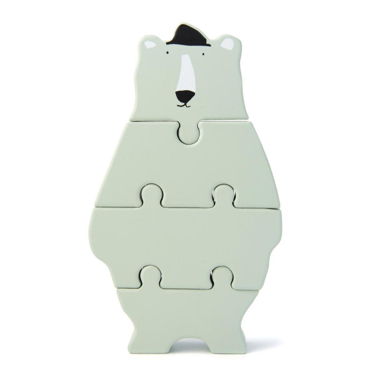 Trixie Puzzle formes animaux en bois - Mr Polar bear